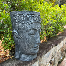 Load image into Gallery viewer, Resin Budha head pot.