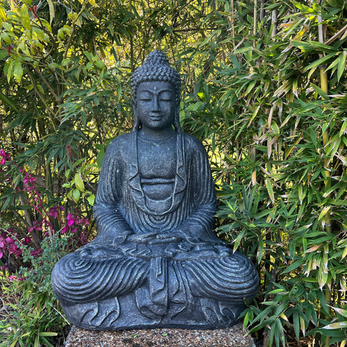 Resin Cement Sitting Meditation Budha