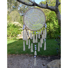 Load image into Gallery viewer, Pom pom &amp; Beaded dream catcher - Unique Imports brought to you by Pablo &amp; Kerrie Wijaya