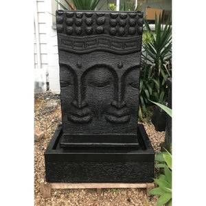 Double faced Budha water feature. - Unique Imports brought to you by Pablo & Kerrie Wijaya