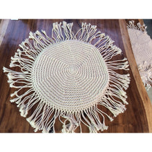 Load image into Gallery viewer, Round Macrame pillows. - Unique Imports brought to you by Pablo &amp; Kerrie Wijaya