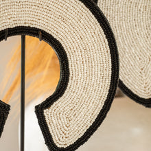 Load image into Gallery viewer, Boho Beaded Semi Circle Decor Feature