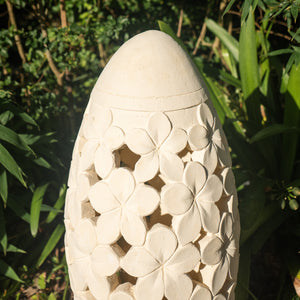 Frangipani egg light - Unique Imports