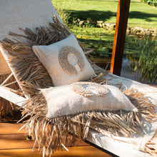 Load image into Gallery viewer, Halo Raffia Rectangle Cushion Cover