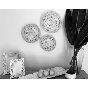 Set x 3 Whitewash wall trays - Unique Imports brought to you by Pablo & Kerrie Wijaya