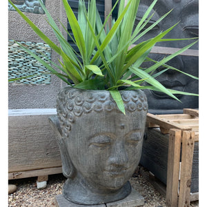Budha head pots - Unique Imports brought to you by Pablo & Kerrie Wijaya
