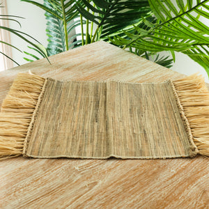 Lidi Placemats/Table mat with Seagrass edging.