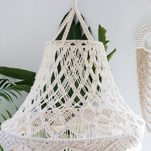 Load image into Gallery viewer, Macrame Boho Hanging Pendent light.