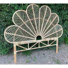 Load image into Gallery viewer, Natural rattan petal bedheads - Unique Imports brought to you by Pablo &amp; Kerrie Wijaya