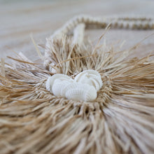 Load image into Gallery viewer, Seagrass &amp; Shell Decorative Tassel.