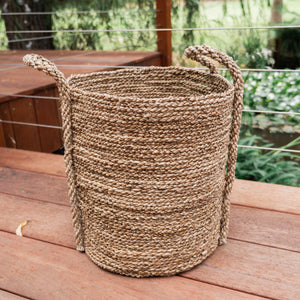 Seagrass Baskets Natural & White Mix