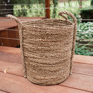 Seagrass Baskets Natural & White Mix