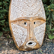 Load image into Gallery viewer, Tribal hand carved Timor wall  mask - Unique Imports