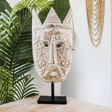 Load image into Gallery viewer, Tribal hand carved Timor prince mask - Unique Imports