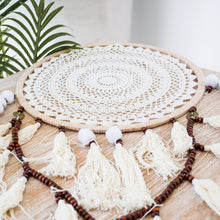 Load image into Gallery viewer, Pom pom &amp; Beaded Dream Catcher - Unique Imports