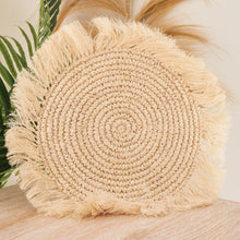 Load image into Gallery viewer, Natural Raffia Seagrass Bleached Placemats.