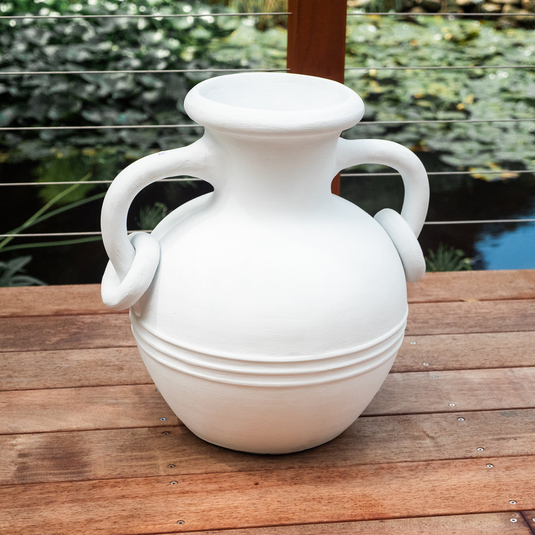 White Grecian Vase / Urn