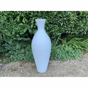 White terracotta vases - Unique Imports brought to you by Pablo & Kerrie Wijaya