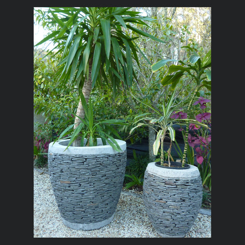 Slate Pots - Unique Imports brought to you by Pablo & Kerrie Wijaya