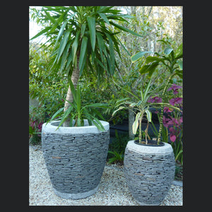 Slate Pots - Unique Imports brought to you by Pablo & Kerrie Wijaya