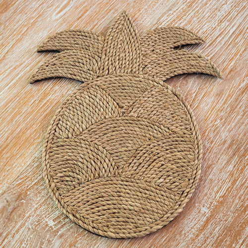 Seagrass Tropical Pineapple Wall Hanging.